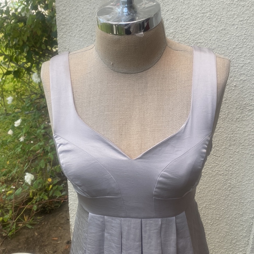 Moochi from New Zealand stunning silver dress with gorgeous lining. - Picture 3 of 13